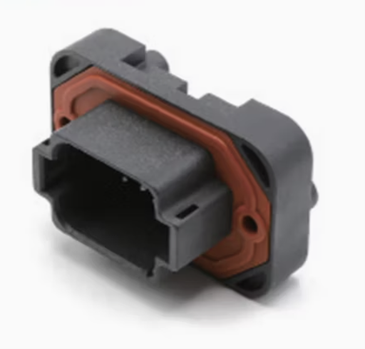 [DT15-8PB] Connector housing series DT15-8PB - PCB mounting head straight - sealed - black