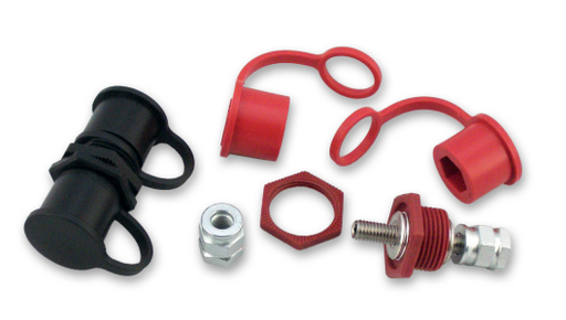 [JBPT0002Z-NC] Junction Block - 3/8" - PassThru Stud - Blk