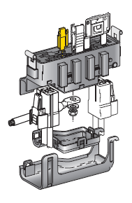 [0300800] LINK BOX 4-pin. - Housing + base cover + secondary look + nut - color: black 
