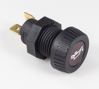[738004] Indicator Light - Red - Oil Pressure (Icon Oil Can) - Merit