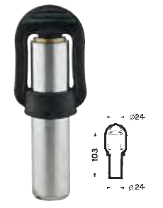 [LW.X.0002] Aufsteckrohr für Warnleuchte zum Anschweissen