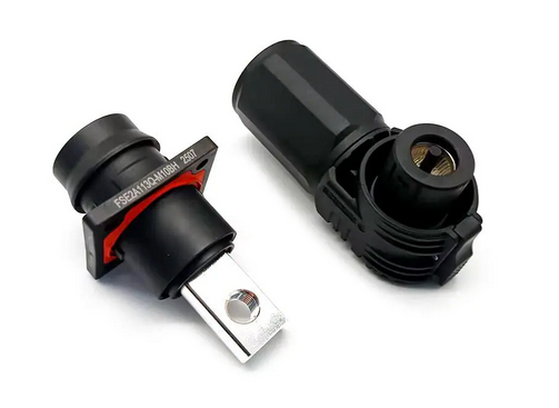 [FSE80160Q-25B4] Energy battery storage plug 6 mm² Angle plug 25 mm² Black