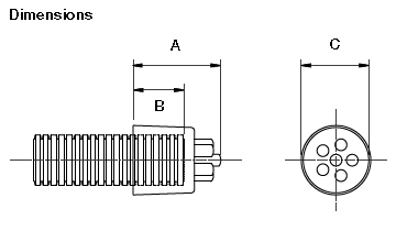 [EK05] Endkappe für Wellrohr NC12