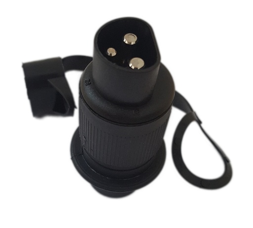 [62BL00681800] 3-pin connector - with contact pins - incl. Protective cap / 25036200