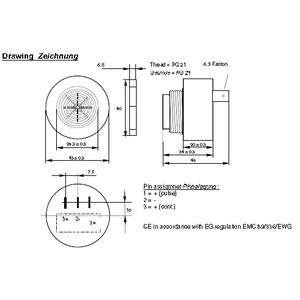 [B-CP28-LF] Signalgeber 5-28V - 85+/-3db - rund - schwarz