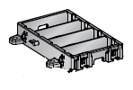 [0301520] 4-way module carrier 