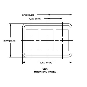[VM3] Mounting Panel / 3 Hole