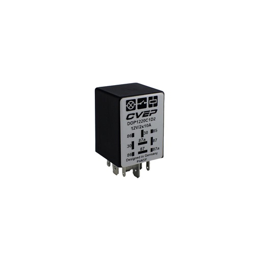 [U1-O79-000] Doublerelay - 12V - 2x10A - Changer - Diode - without bracket