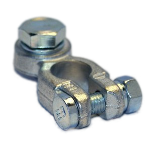 [66132] Battery Terminal (-) - M10 screw with anti-twist - Series 66000