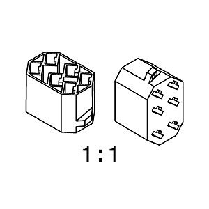 [1302103] Codima socket housing - 6-pin 