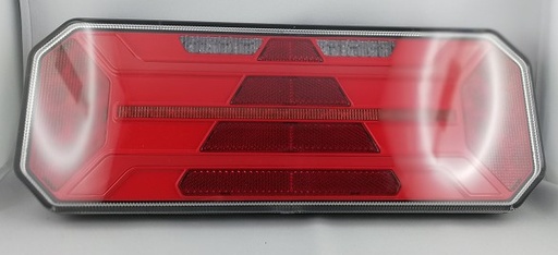 [LR.X.0008] LED Rear Light squere - Function: Tail/Turn/Stop/Refector/Foglight - 10-30V - 18W - L:350/H:131/T:35mm - right