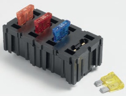 [03540502Z] 4-POSITION ATO® STYLE FUSE AND CIRCUIT BREAKER MODULE