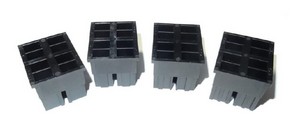 [H1296] FH normOTO Assamblepart - Coded Connector 1-4, for Fuseholder H1295, Positions 1-8/A-H - pos. lock