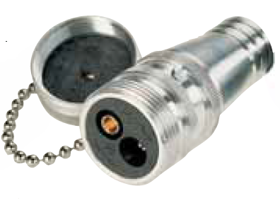 [6.00928.000] Socket / coupling with seal in the screw cap - DIN14690 - 2-pin 