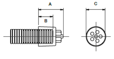 [EK03-08] 3 WAY END CAP NC08/NC10 CONDUIT AM1