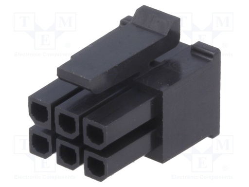[43025-0608] Socket housing MOLEX 6-pin - series 43025 
