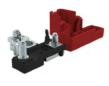 [0301229] Fuse holder for 1 Power / MegaVal with battery clamp (right) 