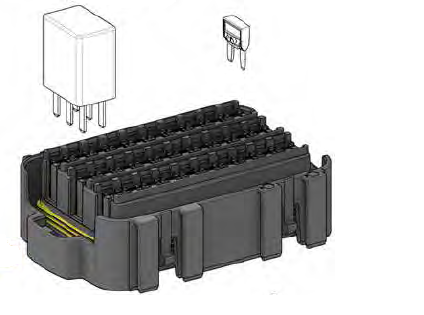 [0301370] MODULAR COMPONENT 30x MINIVAL or 10x MICRORELAY MODULE WITHOUT SECONDARYLOCK 