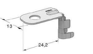 [1606791] Ring cable lug SMT B G90 - Hole M8 - Cable cross section: 2.5-4mm² - Material: CuZn-Sn 