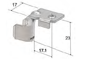 [1704010] Ring cable lug FDU GM90 - Hole: M6 - Cable cross section: 25-35mm² - Material: CuZn-Sn 