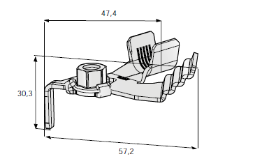 [1608460] Ring cable lug JUMP START W95 - Hole: M6 - Cable cross section: 25-40mm² - Material: CuZn-Sn 