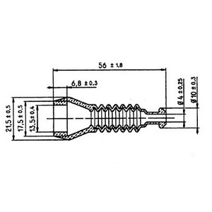 [41PV310001114] Rubber cap for Superseal, 2-pole 