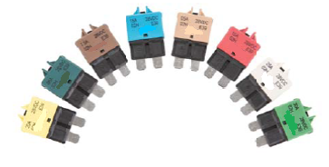 [SUNIM20A] Automatic Fuses 32VDC 20A - manual reset