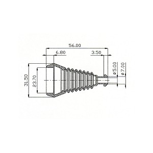 [74PV310001388] Cap for Connector - Superseal, 4-polig