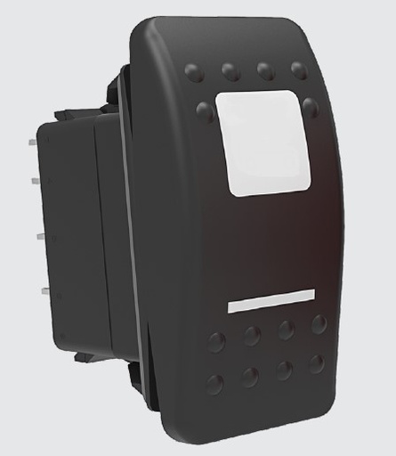 [V4B2UVVB-00000-000] Contura II Rocker switches - on-none-on - 2xLED red (superbright)