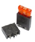 [H1810-2x1] Blade Fuse Holder normOTO, PA, for PCB mounting, 2x1 pin