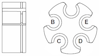 [ST28-4X08] ABB  - Multi-Way Reducer - NC28 to 4x NC08