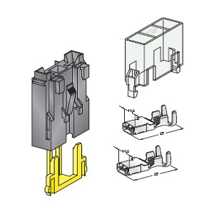 [3001001] MAXIVAL holder kit, consisting of cover, secondary lock and 2 x crimp contacts (1107660) 