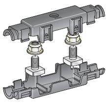 [0100380] MEGAVAL holder kit with crimp contacts 