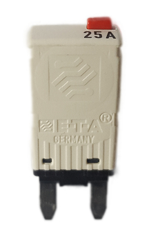 [1620-3-15A] Thermal Miniature Circuit Breaker 15A E-T-A Series 1620 - Minifuse - manual reset
