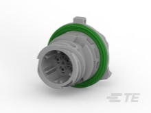 [2-1718230-1] AMP connector housing 7-pin. 1.5mm PIN code B gray 