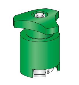 [1506210] Battery clamp (-) - cover PE-NYLON - GREEN