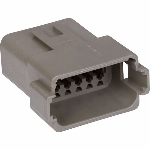 [DT04-12PA-C015] DEUTSCH Receptacle Housing 12-pole DT-Series A-coding without bracket - C015