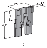 [0300856] Adapter - color: black 