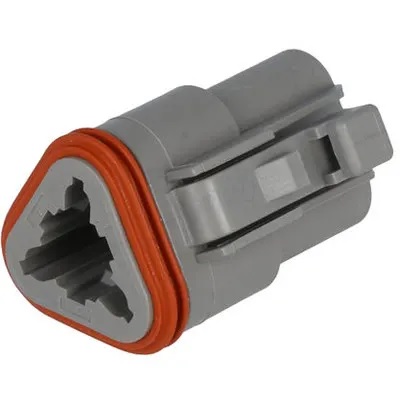 [DT06-3S-CE01] DEUTSCH Socket Housing 3-pole DT-Series 14-20AWG