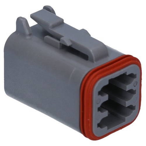 [DT06-6S-CE01] DEUTSCH Socket Housing 6-pole DT-Series 14-20AWG