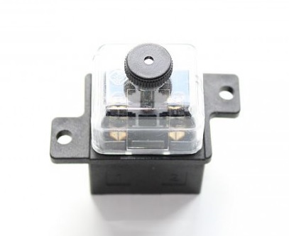 [H1290] UniVal/normOTO fuseholder with transparent Cover with schrew, 2-pol.