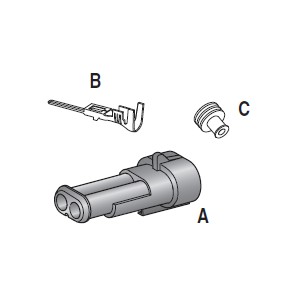 [3050125] SUPERSEAL (2-pin) 1.5 KIT A + B + C for 4423630
