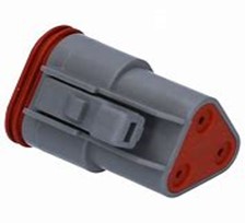 [DT06-3S-C015] Deutsch Housing for Female Terminals 3-pin (DT) C015