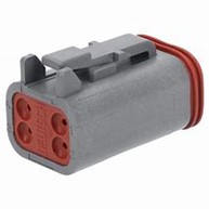 [DT06-4S-C015] Deutsch Housing for Female Terminals 4-pin (DT) C015