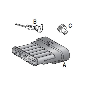 [3050133] SUPERSEAL (6-pin) 1.5 KIT A + B + C for 4423710