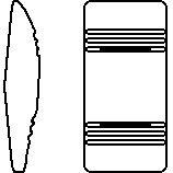[VVC7C00-100] Contura III rocker - two light bars