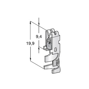 [1107930] UNI 630 with clip - cable cross-section: 2-3mm² - material: CuSn-Sn 