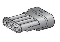 [43BL282106] Superseal, 4-pin - male 