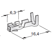 [1105500] For SEAL CONNECTORS Metripack F150; Cable cross section: 0.5-1; Material: CuZn-Sn 