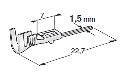 [1705550] For SEAL CONNECTORS - S-SEAL M150 - cable cross-section: 0.5-1mm² - material: CuZn-Sn 
